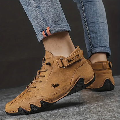 Men's Orthopedic Leather Hiking Boots