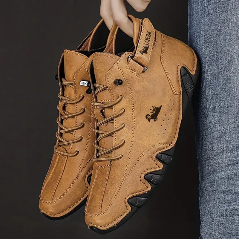 Men's Orthopedic Leather Hiking Boots