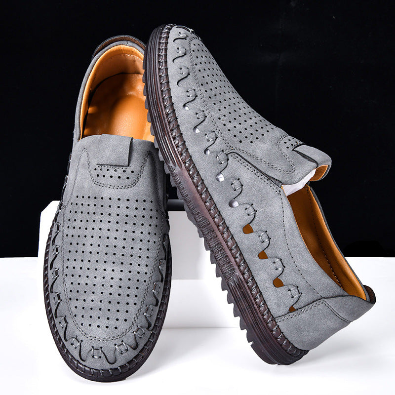 Men's Orthopedic Leather Loafers, Breathable