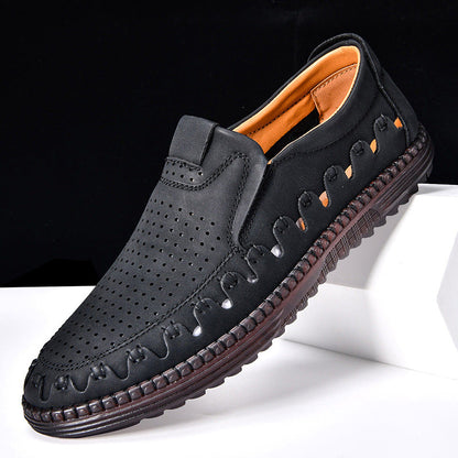 Men's Orthopedic Leather Loafers, Breathable