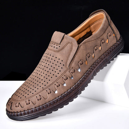 Men's Orthopedic Leather Loafers, Breathable