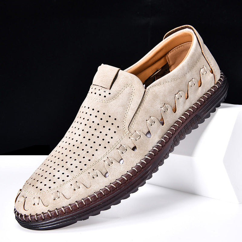 Men's Orthopedic Leather Loafers, Breathable