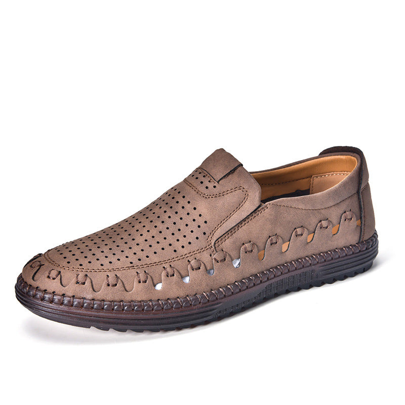 Men's Orthopedic Leather Loafers, Breathable