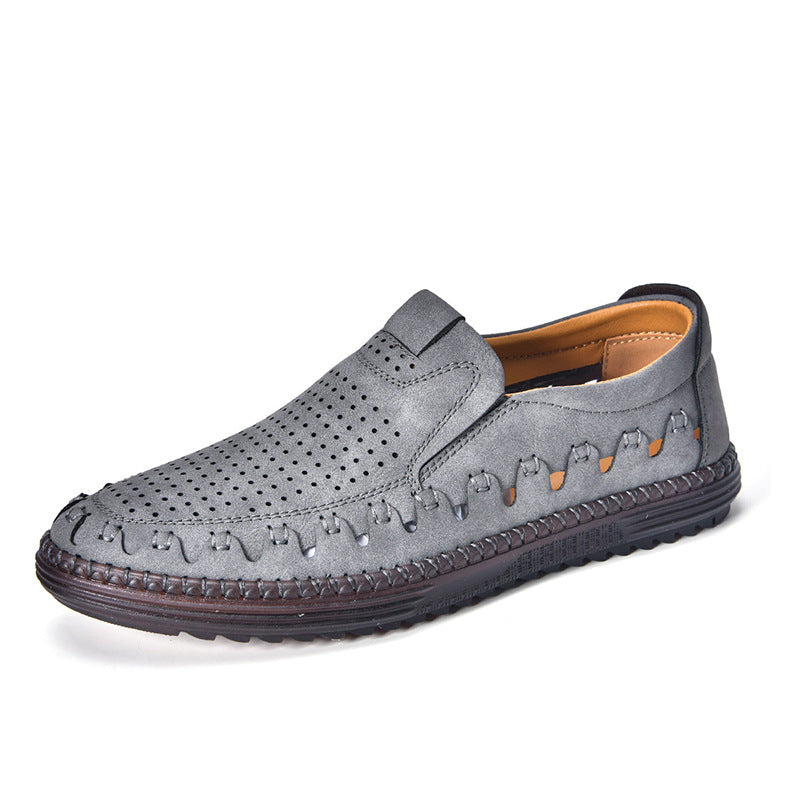 Men's Orthopedic Leather Loafers, Breathable