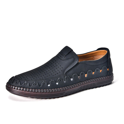 Men's Orthopedic Leather Loafers, Breathable