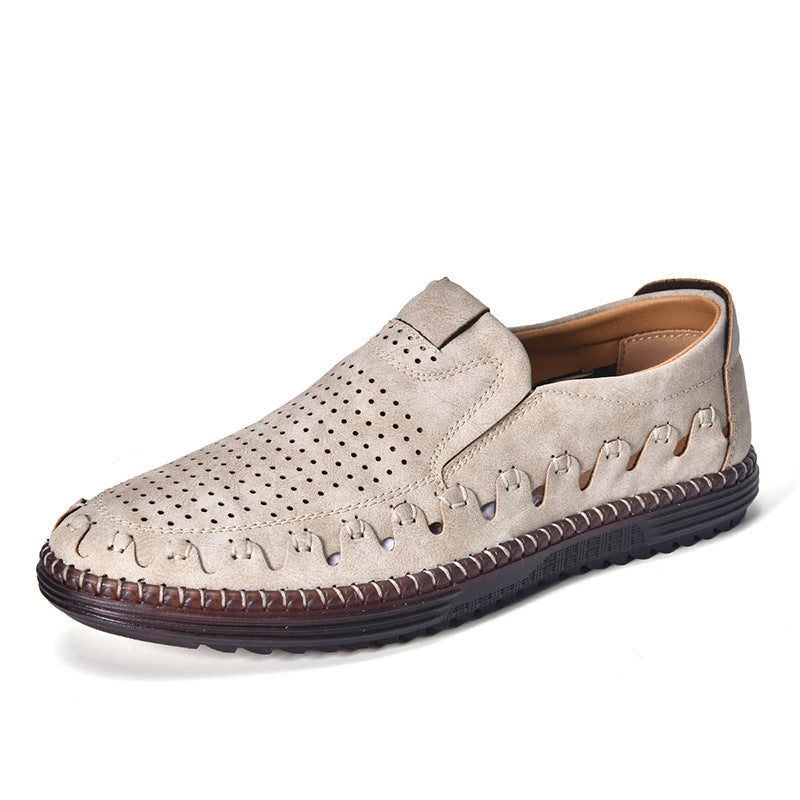 Men's Orthopedic Leather Loafers, Breathable