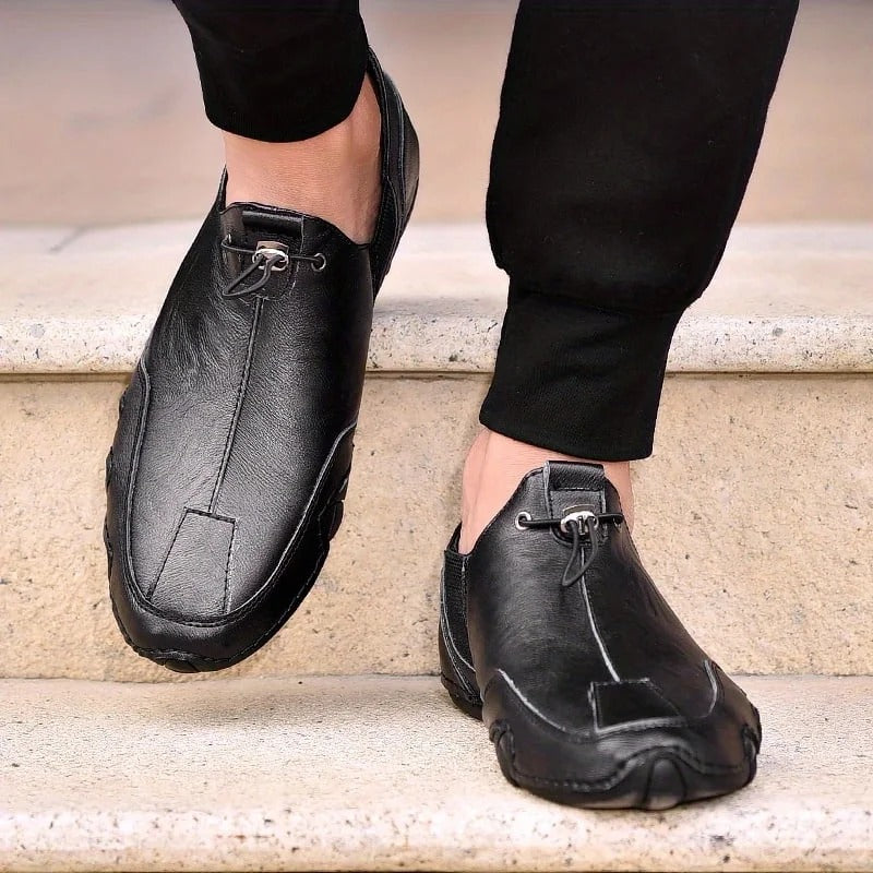 Men's Orthopedic Leather Loafers, Elegant