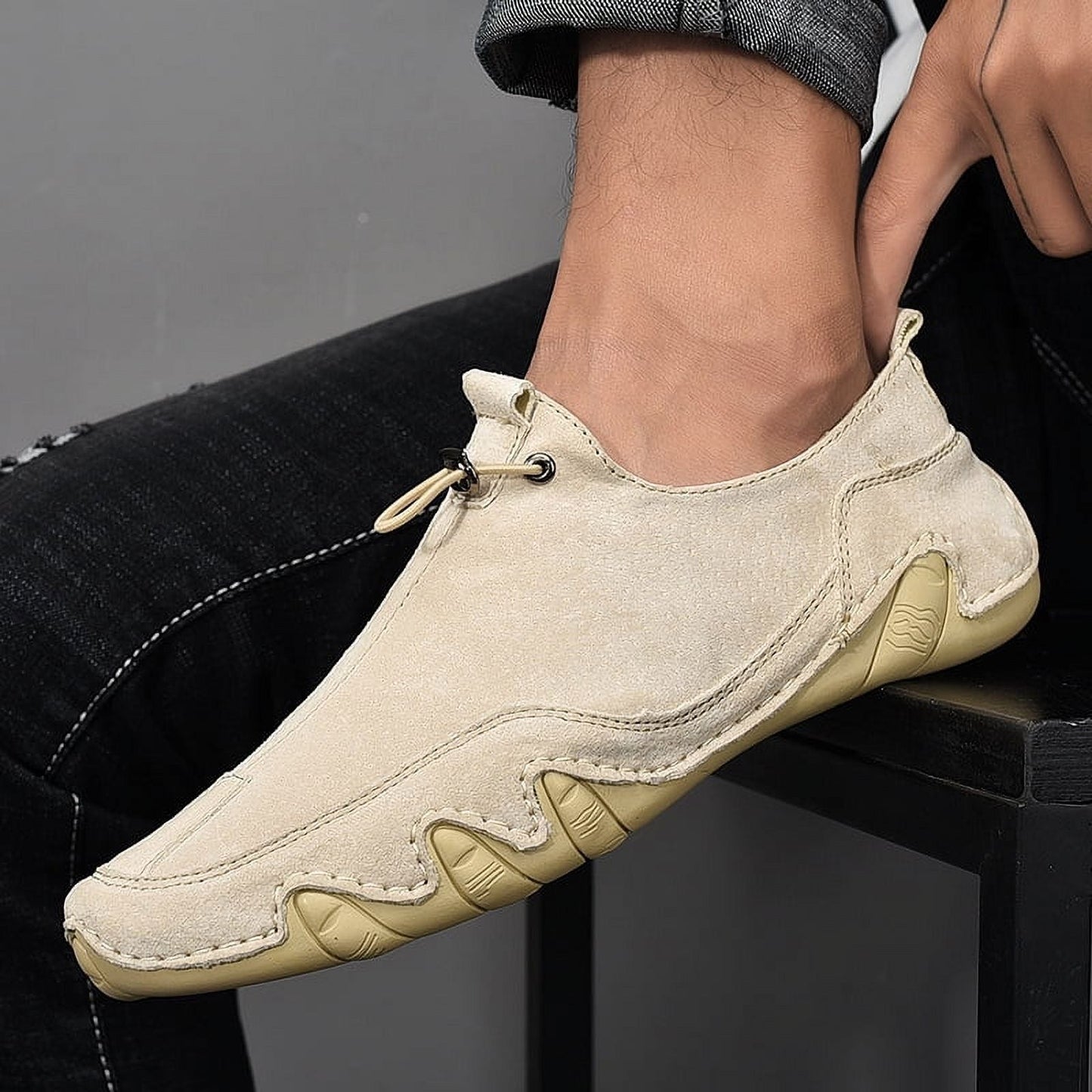 Men's Orthopedic Leather Loafers, Elegant