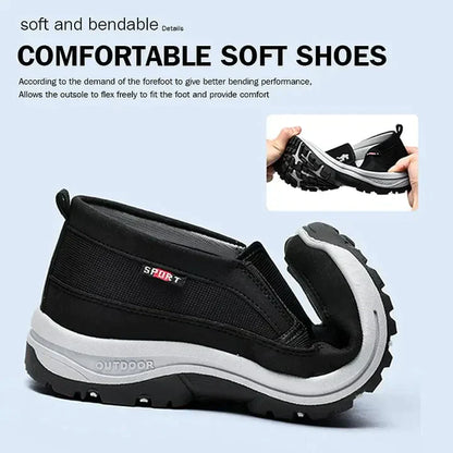 Men's Orthopedic Slip-On Loafers Without Laces
