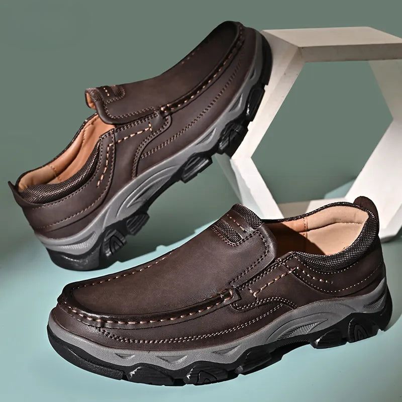 Men's Orthopedic Slip-On Shoes with Arch Support