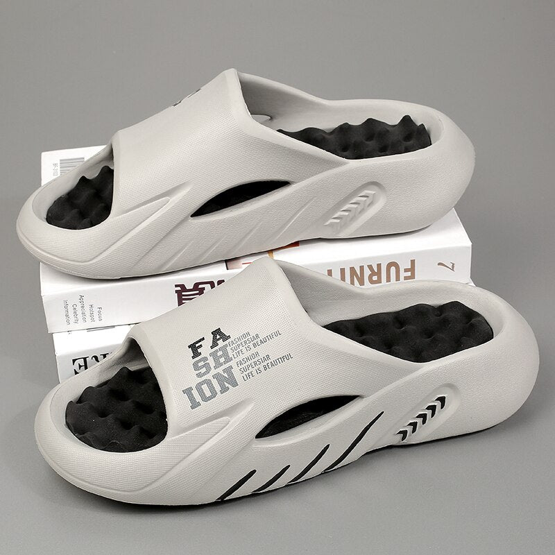 Men's Pool Slides, Orthopedic and Non-Slip