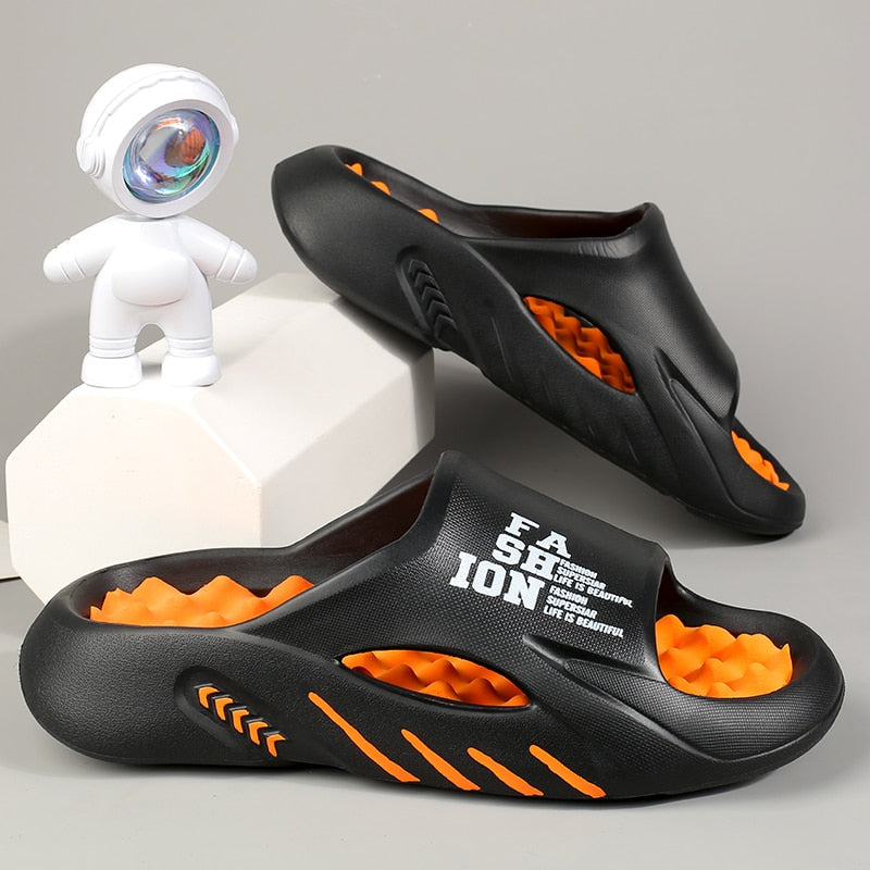 Men's Pool Slides, Orthopedic and Non-Slip