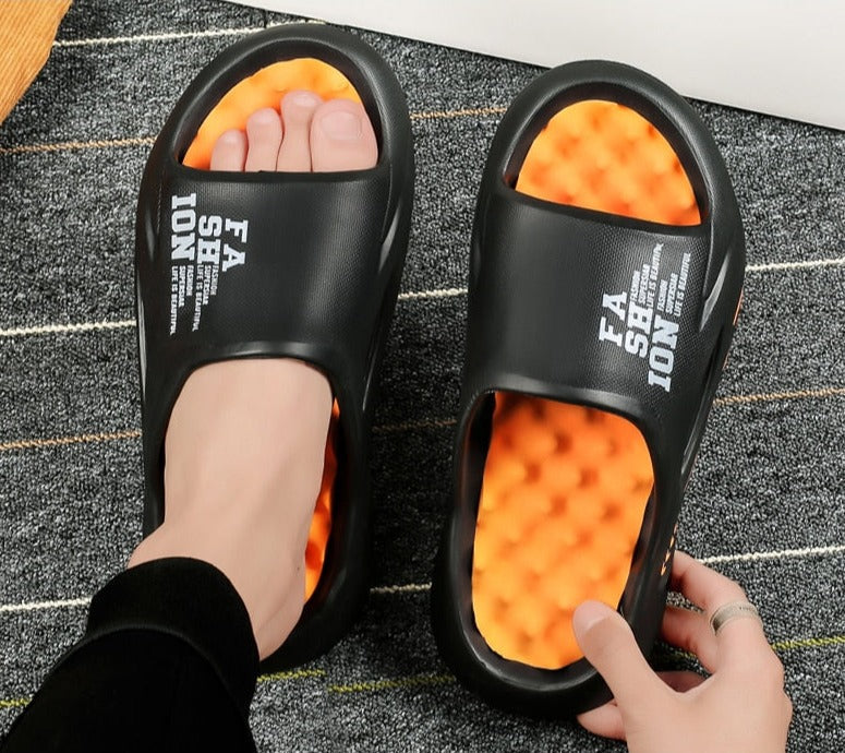 Men's Pool Slides, Orthopedic and Non-Slip