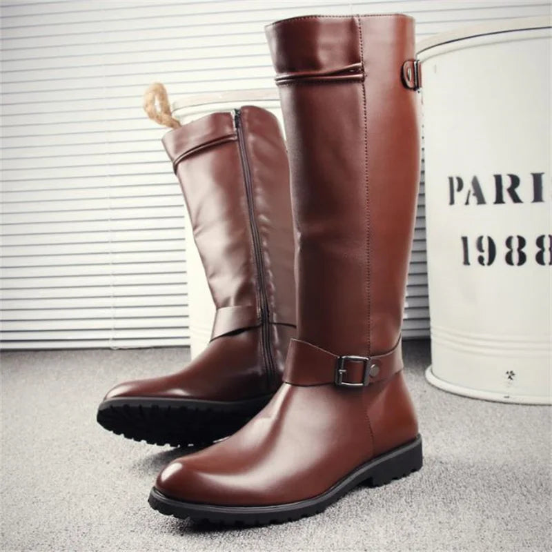 Men's Premium Leather Boots, Durable