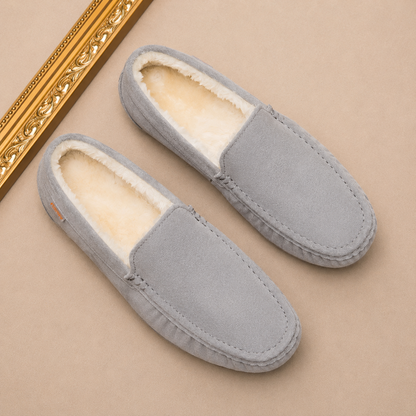 Men's Sheep's Wool Slippers, Non-Slip