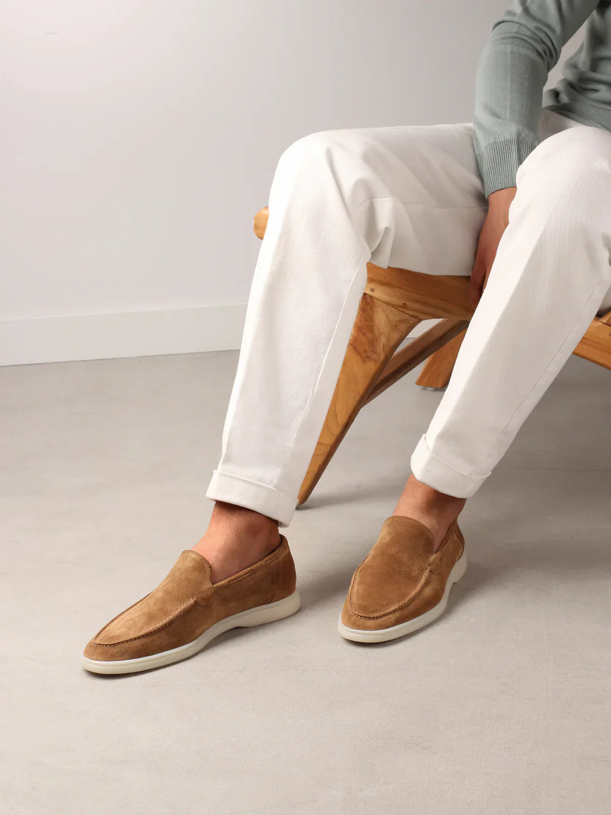 Men's Slip-On Shoes in Suede Style