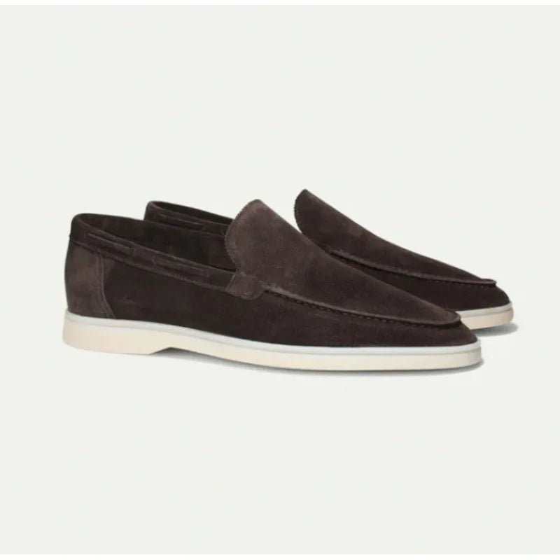 Men's Slip-On Shoes in Suede Style