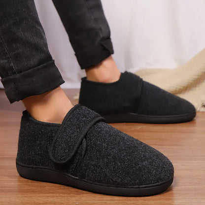 Men's Slippers with a Stable Ankle Strap