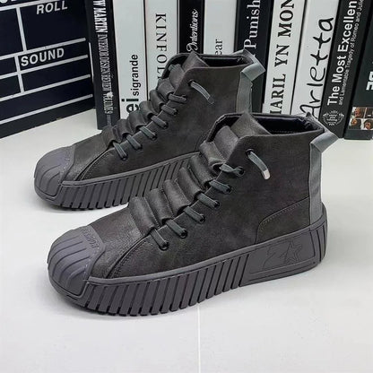 Men's Sturdy Lace-Up Shoes, Durable