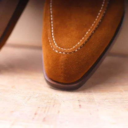 Men's Suede Lace-Up Shoes, Classic
