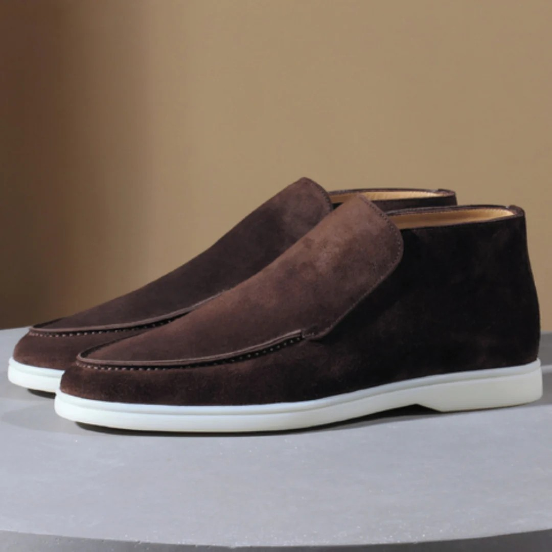 Men's Suede Loafers, Durable and Elegant