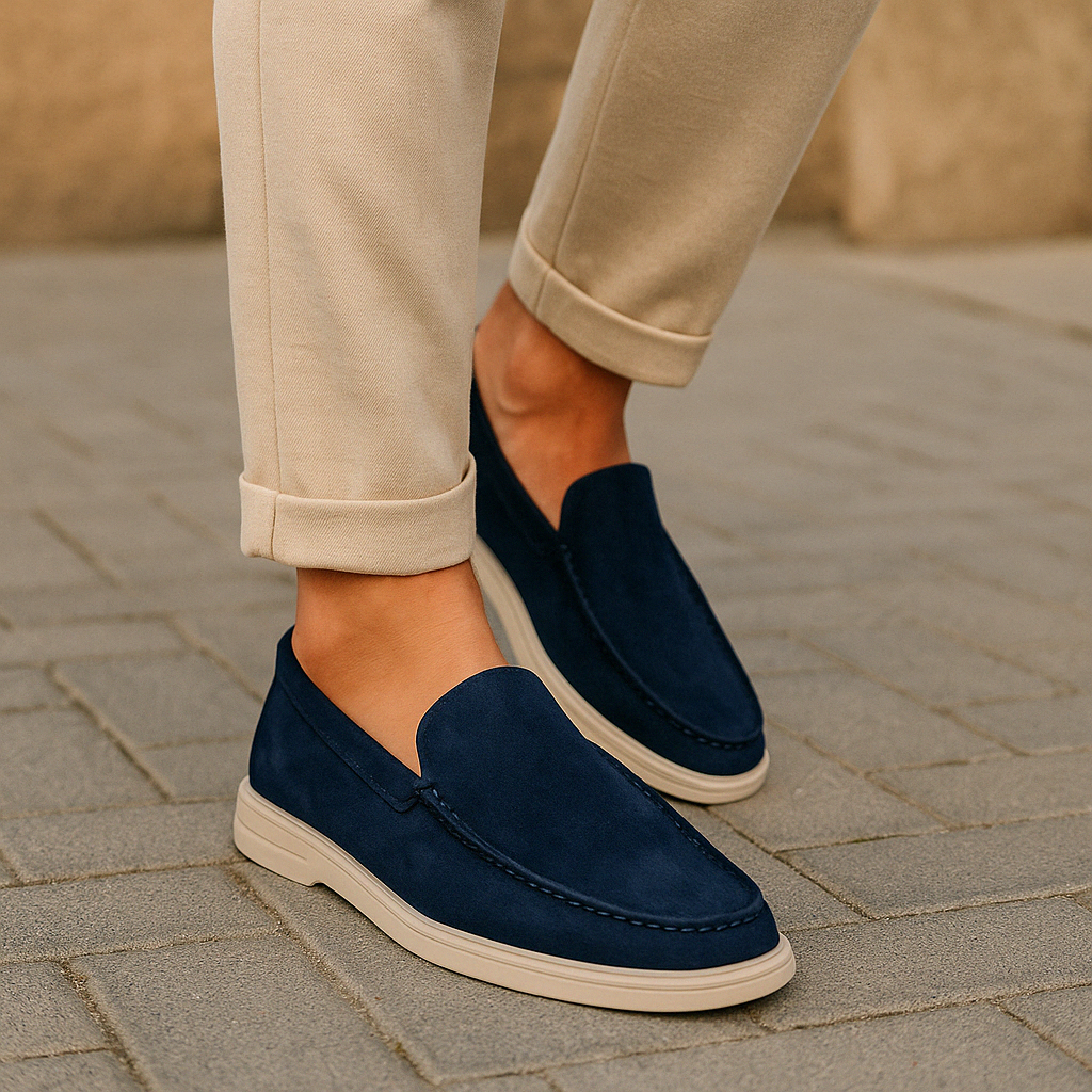 Men's Suede Loafers, Lightweight and Breathable
