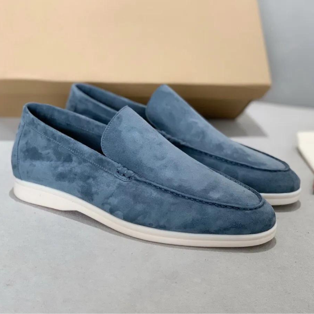 Men's Suede Loafers, Non-Slip and Breathable