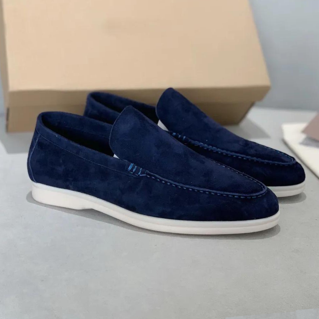 Men's Suede Loafers, Non-Slip and Breathable