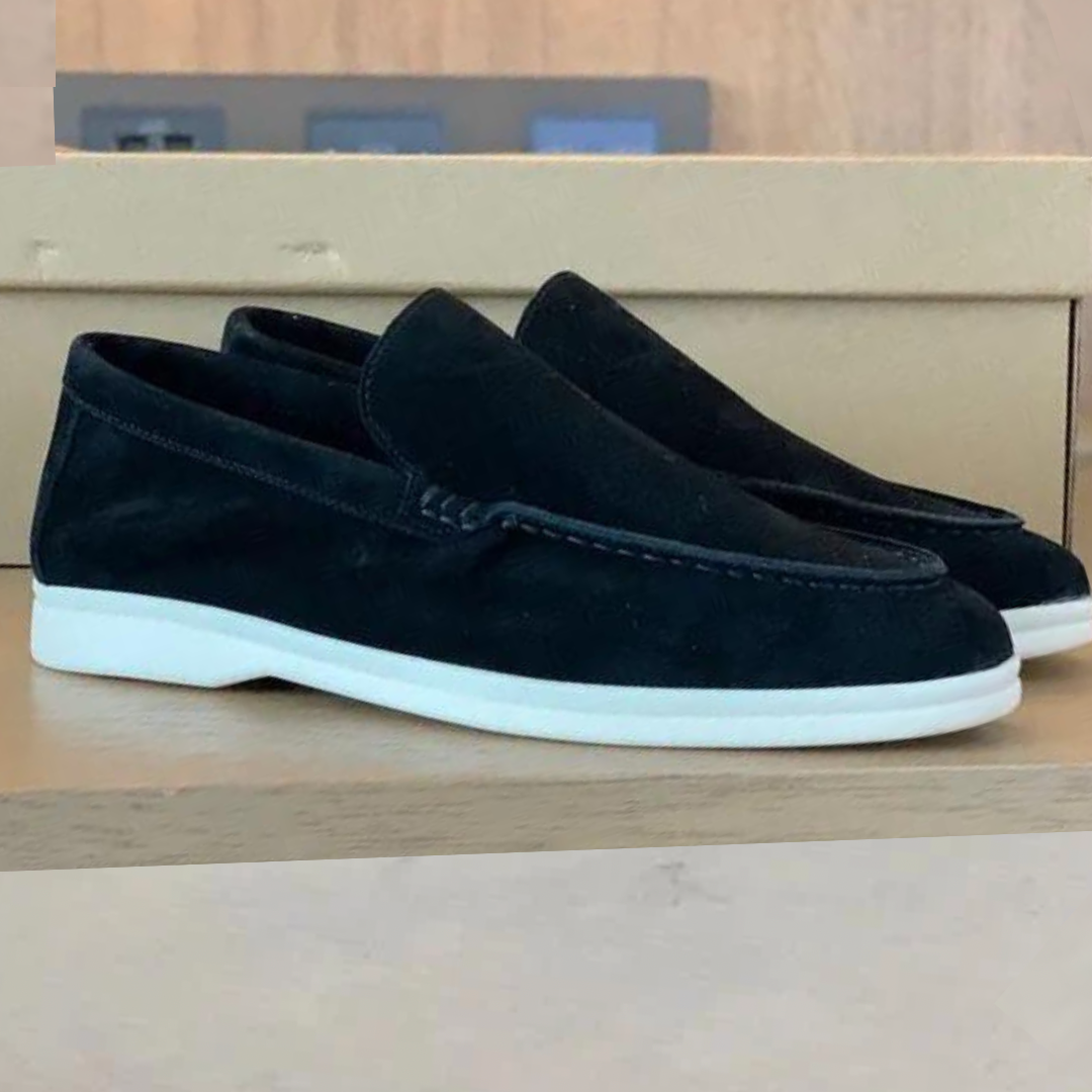 Men's Suede Loafers, Non-Slip and Breathable