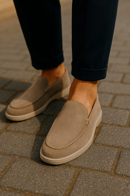 Men's Suede Loafers with a Timeless Style