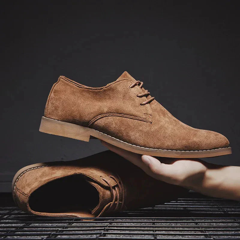 Men's Suede Oxford Shoes, Classic