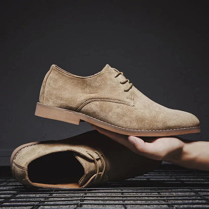 Men's Suede Oxford Shoes, Classic