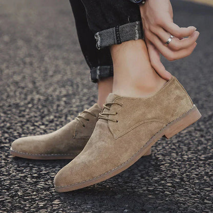 Men's Suede Oxford Shoes, Classic
