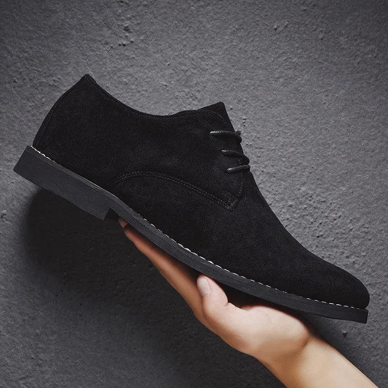 Men's Suede Oxford Shoes, Classic