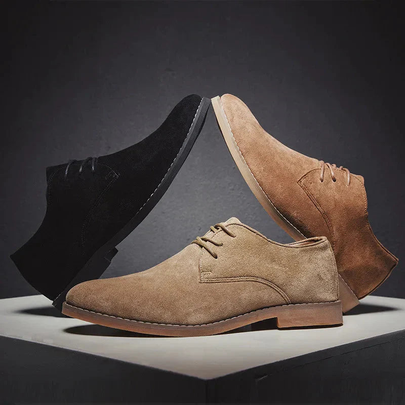 Men's Suede Oxford Shoes, Classic