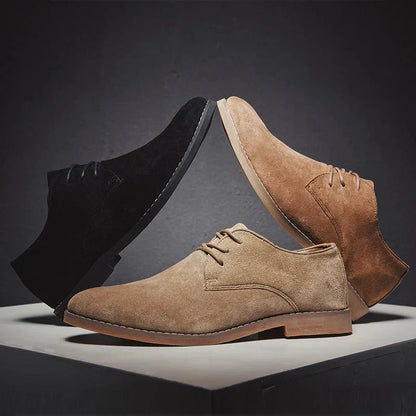 Men's Suede Oxford Shoes, Classic
