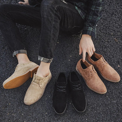 Men's Suede Oxford Shoes, Classic