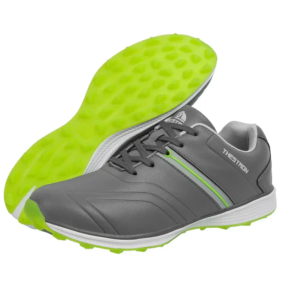 Men's Waterproof Golf Shoes with Good Grip