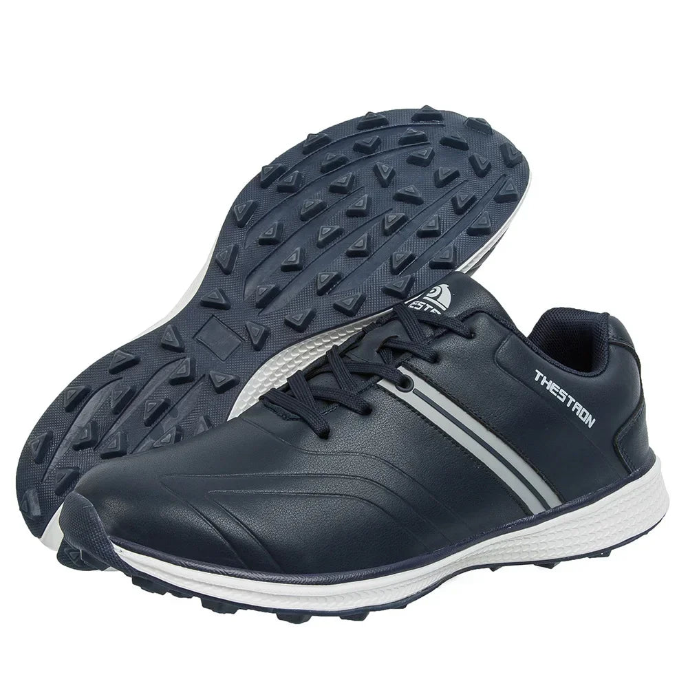 Men's Waterproof Golf Shoes with Good Grip
