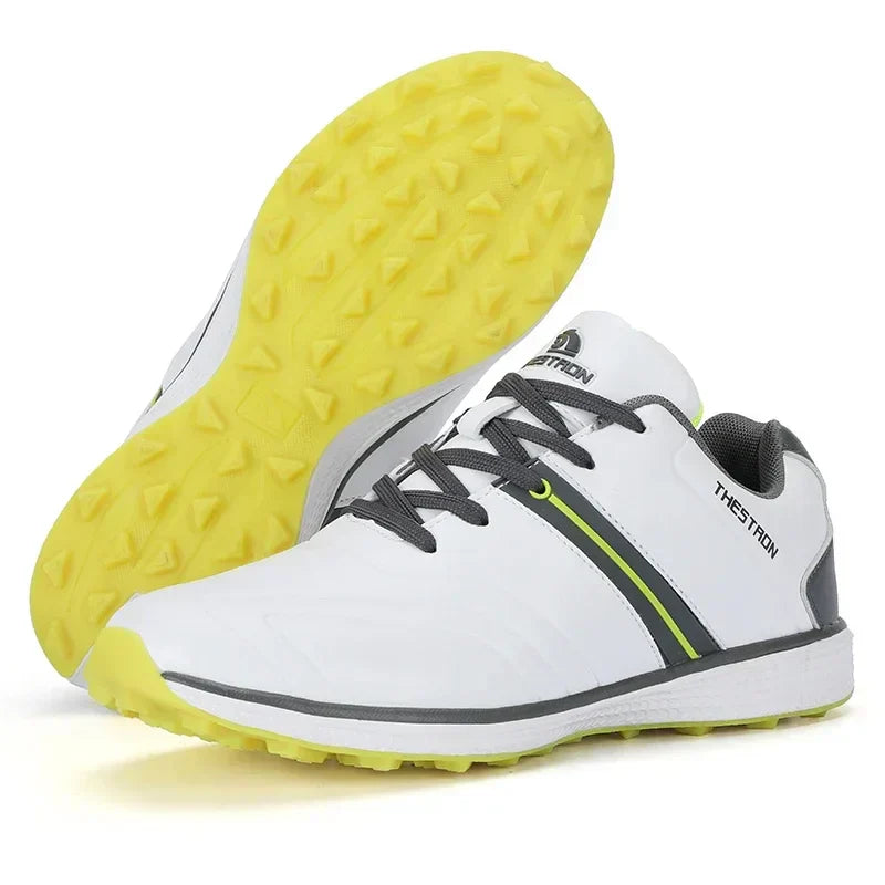 Men's Waterproof Golf Shoes with Good Grip