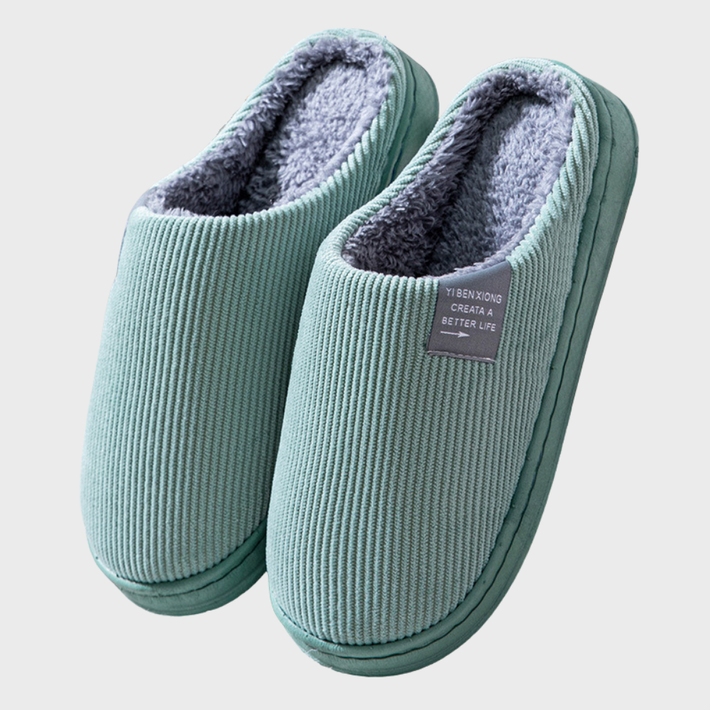 Unisex Warm Fluffy Indoor Slippers