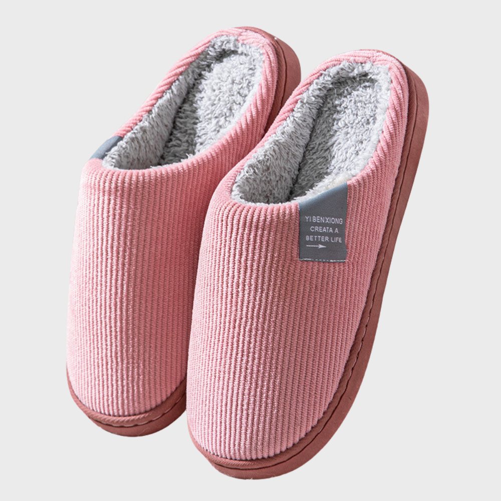 Unisex Warm Fluffy Indoor Slippers