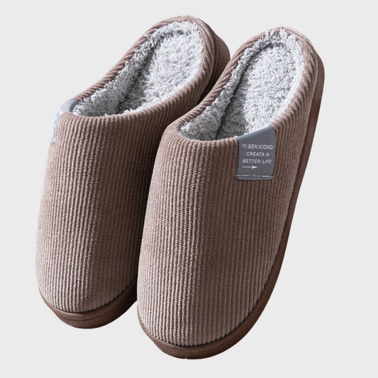 Unisex Warm Fluffy Indoor Slippers