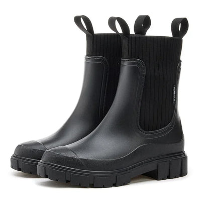 Waterproof Women's Chelsea Boots with Non-Slip Sole
