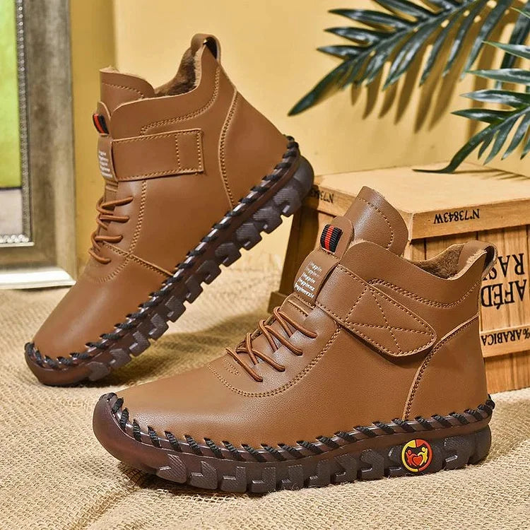 Women's Ankle-Height Hiking Boots with Good Grip