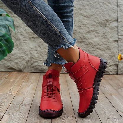 Women's Ankle-Height Hiking Boots with Good Grip
