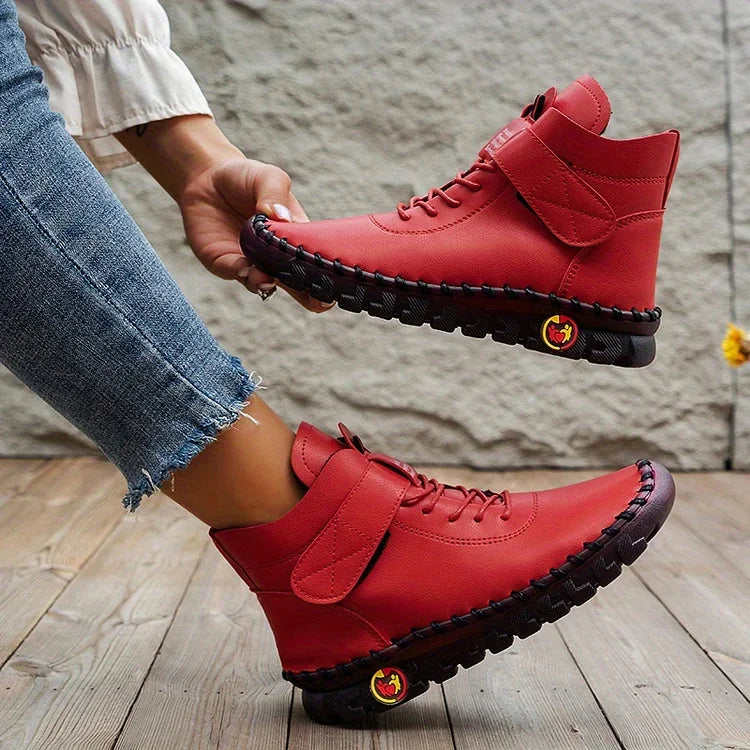 Women's Ankle-Height Hiking Boots with Good Grip