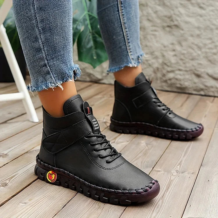 Women's Ankle-Height Hiking Boots with Good Grip
