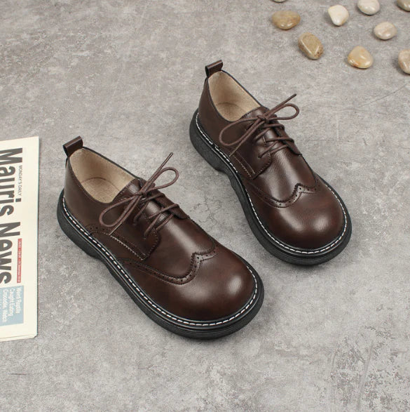 Women's Elegant Brogues with Perforations
