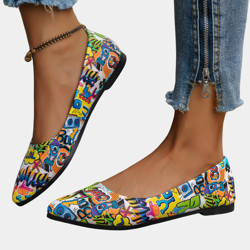 Women's Flat Slip-On Shoes for Summer